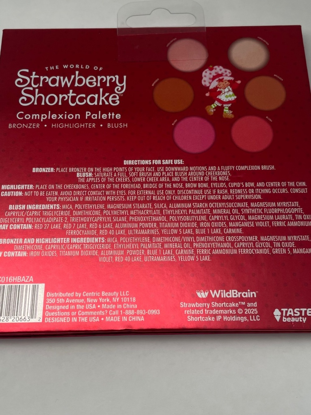 Strawberry Shortcake Complexion Palette New & Sealed in Box (no tags) - Picture 5 of 5